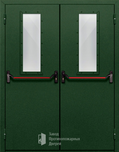 Фото двери «Двупольная со стеклом и антипаникой №69» в Котельникам