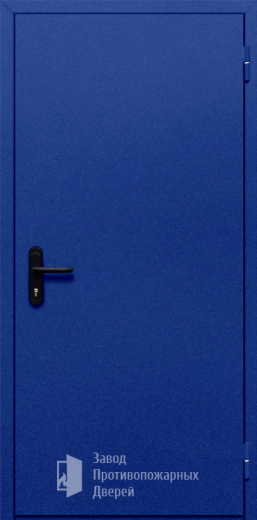 Фото двери «Однопольная глухая (синяя)» в Котельникам