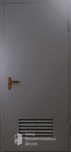 Фото двери «Техническая дверь №3 однопольная с вентиляционной решеткой» в Котельникам