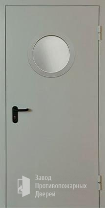 Фото двери «Однопольная с круглым стеклом EI-30» в Котельникам