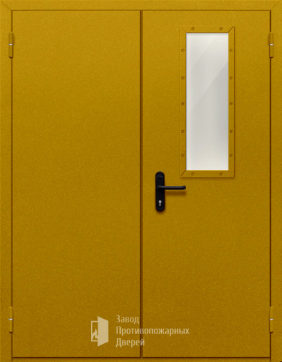 Фото двери «Двупольная со одним стеклом №45» в Котельникам