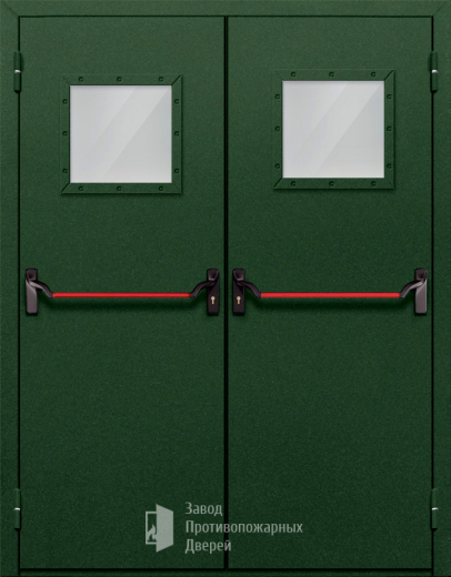 Фото двери «Двупольная со стеклом и антипаникой №59» в Котельникам
