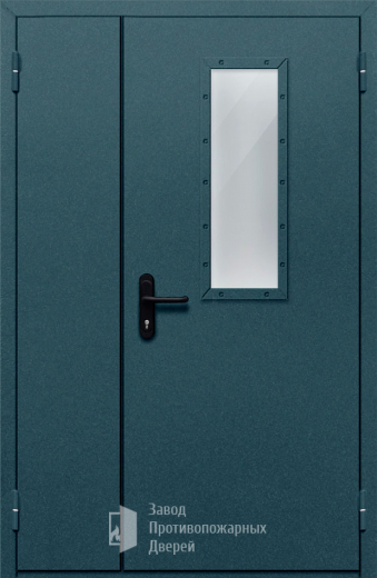 Фото двери «Полуторная со стеклом №27» в Котельникам