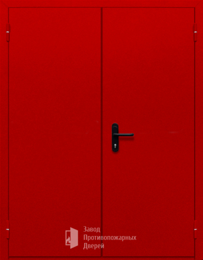 Фото двери «Двупольная глухая (красная)» в Котельникам