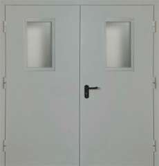 Фото двери «Двупольная со стеклом EI-30» в Котельникам