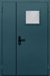 Фото двери «Полуторная со стеклом №87» в Котельникам