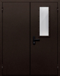 Фото двери «Двупольная со одним стеклом №410» в Котельникам