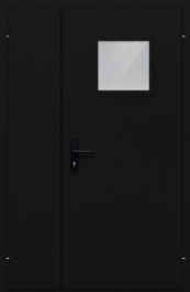 Фото двери «Полуторная со стеклом №84» в Котельникам