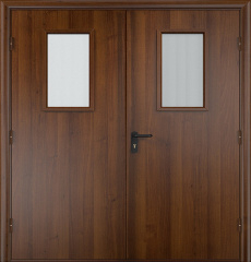Фото двери «Двупольная МДФ со стеклом EI-30» в Котельникам