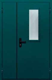Фото двери «Полуторная со стеклом №26» в Котельникам