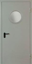 Фото двери «Однопольная с круглым стеклом EI-30» в Котельникам