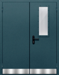 Фото двери «Двупольная с отбойником №34» в Котельникам