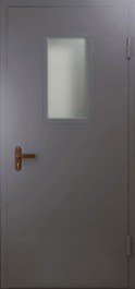 Фото двери «Техническая дверь №4 однопольная со стеклопакетом» в Котельникам