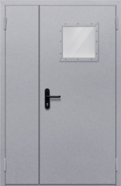 Фото двери «Полуторная со стеклопакетом» в Котельникам