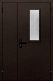 Фото двери «Полуторная со стеклом №210» в Котельникам