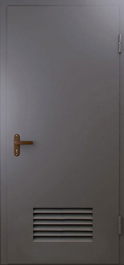 Фото двери «Техническая дверь №3 однопольная с вентиляционной решеткой» в Котельникам