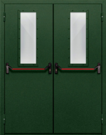 Фото двери «Двупольная со стеклом и антипаникой №69» в Котельникам